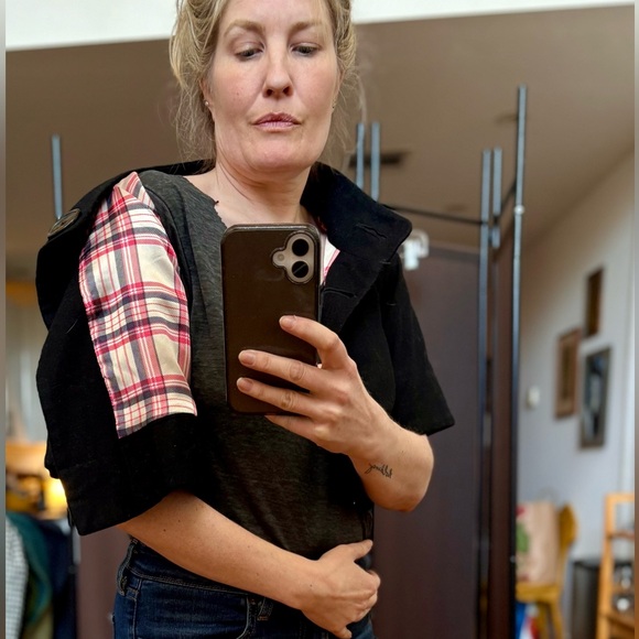 Vintage Saks Cropped Swing Jacket - Picture 9 of 12